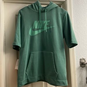 Nike short sleeve hoodie